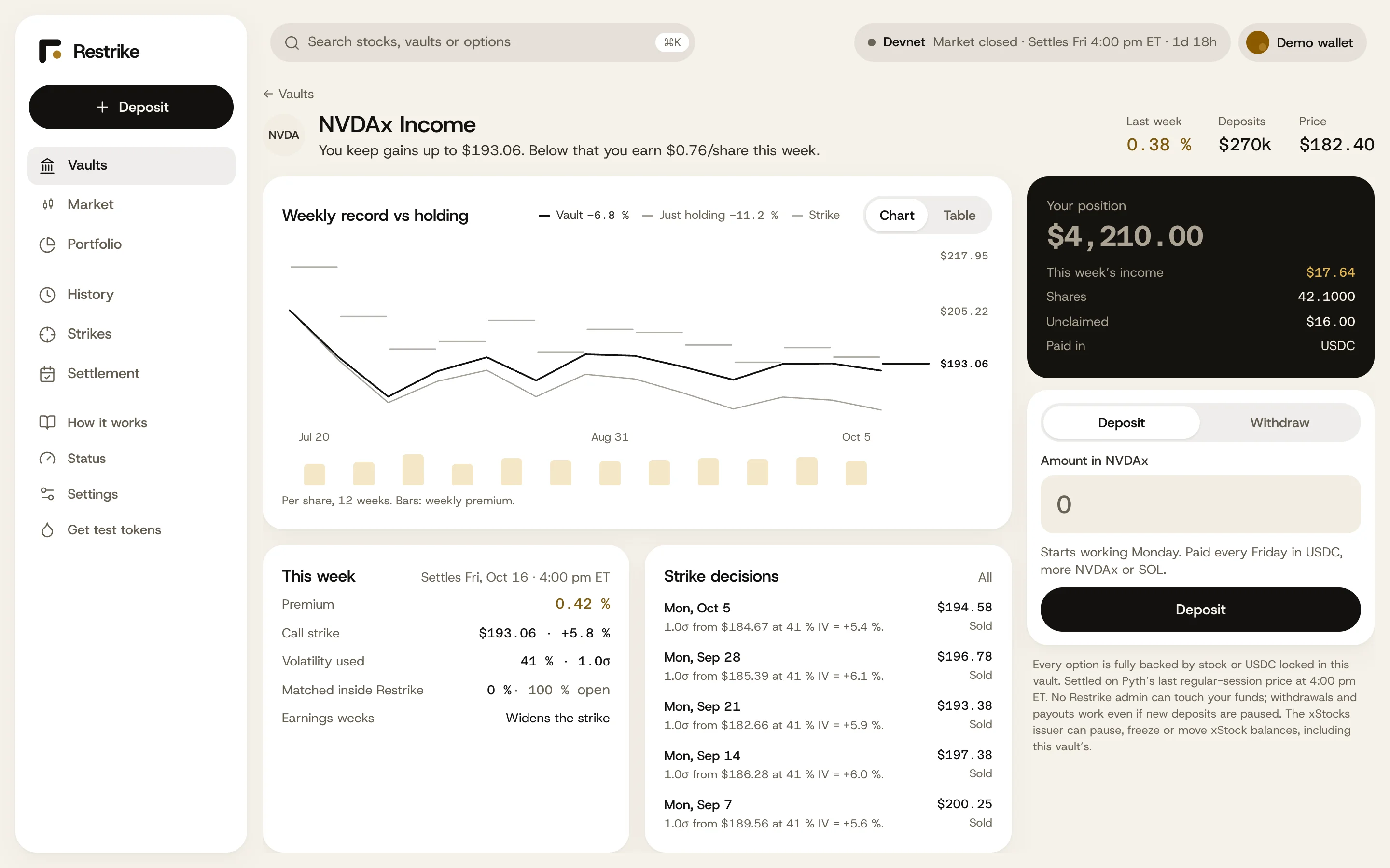 Cylo app: a vault